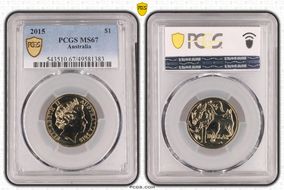 2015 $1 MS67