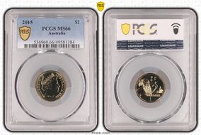 2015 $2 MS66