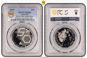 2015 50C RAM 50th Anniversary MS68