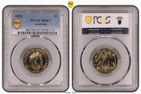 2021 $1 MS67