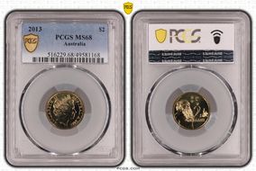 2013 $2 MS68