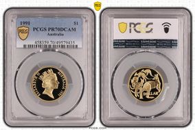1991 $1 PR70DCAM