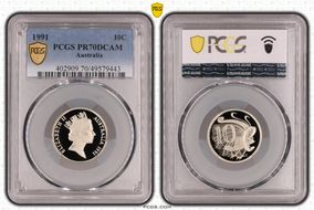 1991 10C PR70DCAM