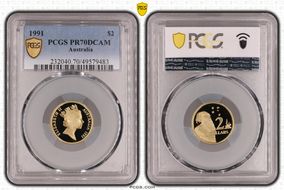 1991 $2 PR70DCAM