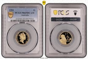 1991 $2 PR69DCAM