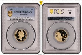 1991 $2 PR70DCAM