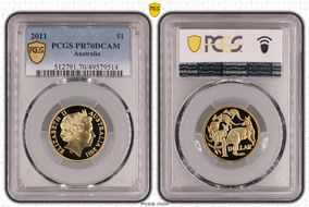 2011 $1 PR70DCAM