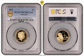 2011 $2 PR70DCAM