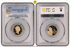 1992 $2 PR70DCAM