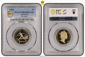 1992 $1 Olympics PR69DCAM