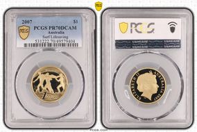 2007 $1 Surf Lifesaving PR70DCAM