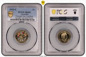 2023-C $2 Vietnam War Colorized MS69