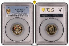 2023-C $2 Vietnam War Colorized MS69