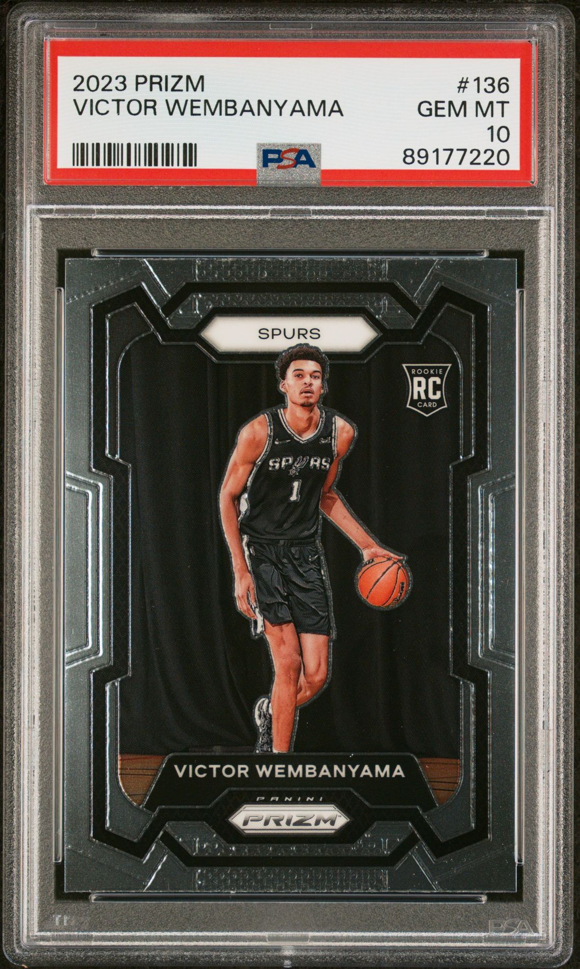 2023 Panini PANINI PRIZM VARIATION #136 Victor Wembanyama front