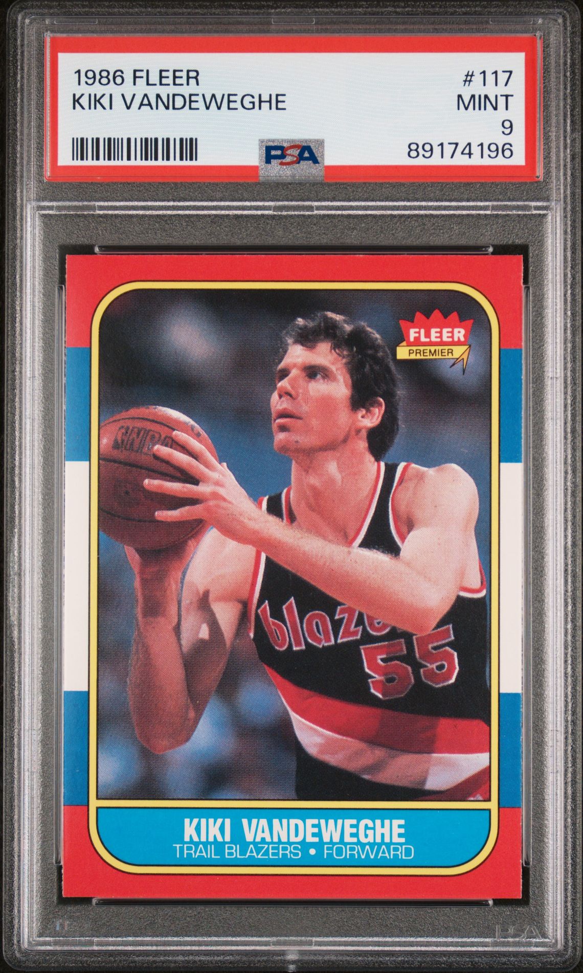 1986 Fleer FLEER #117 Kiki Vandeweghe front