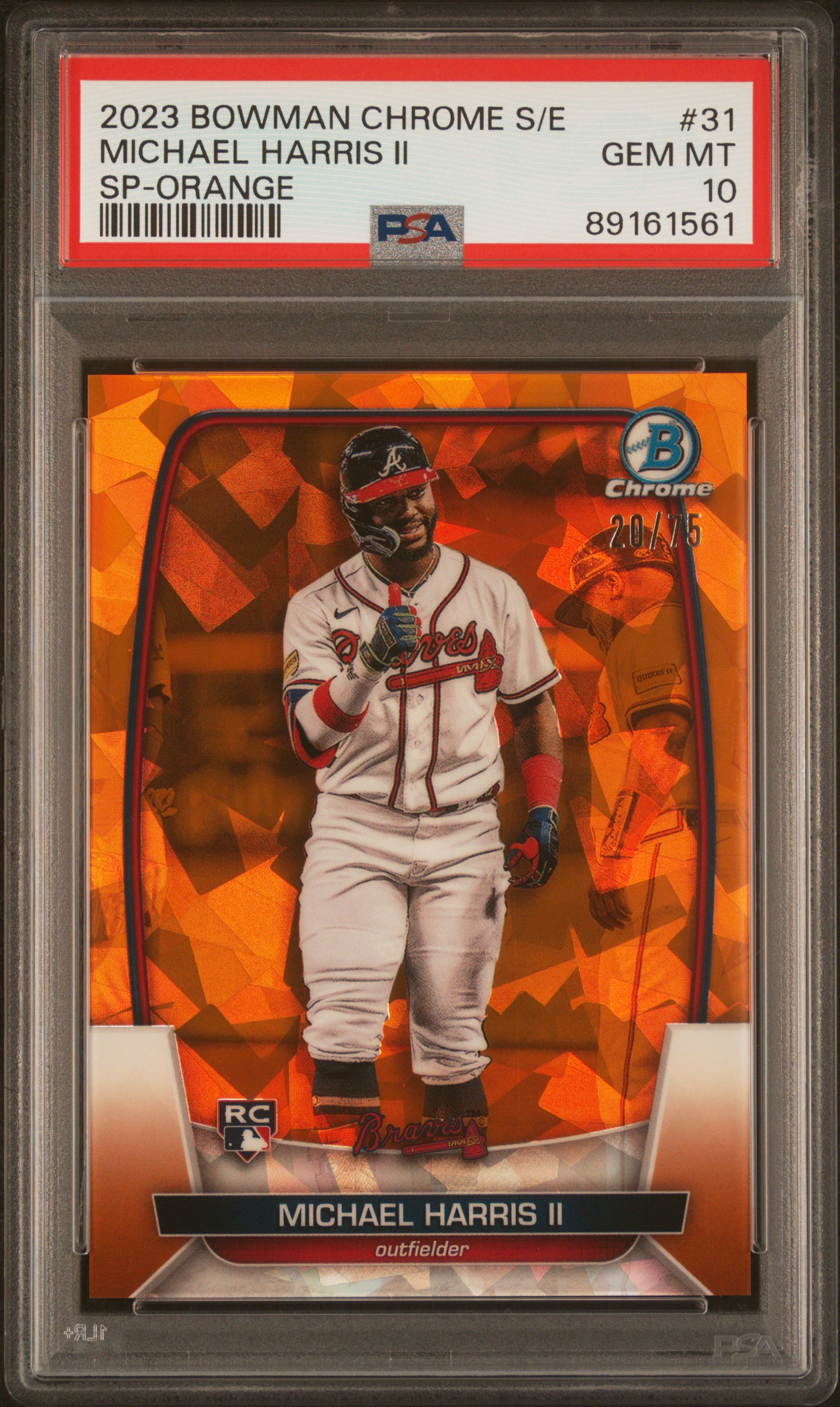 Michael Harris Ii 2023 Bowman Chrome Sapphire Edition