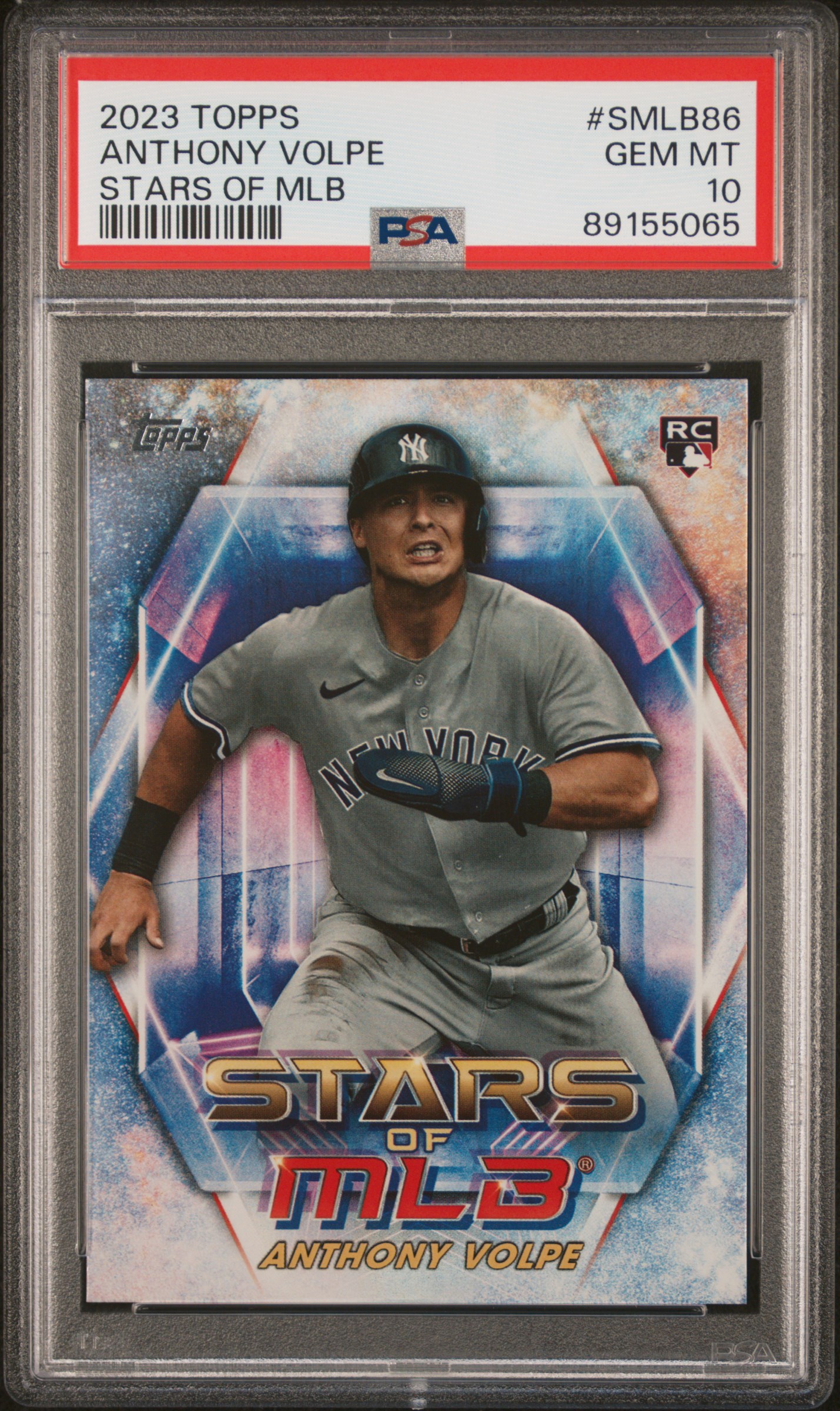 2023 Topps Stars Of MLB Update #SMLB86 Anthony Volpe Rookie Card – PSA GEM MT 10