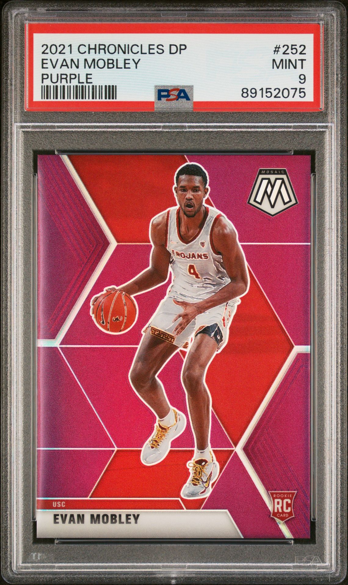 2021 Panini Panini Chronicles Draft Picks #252 Evan Mobley front