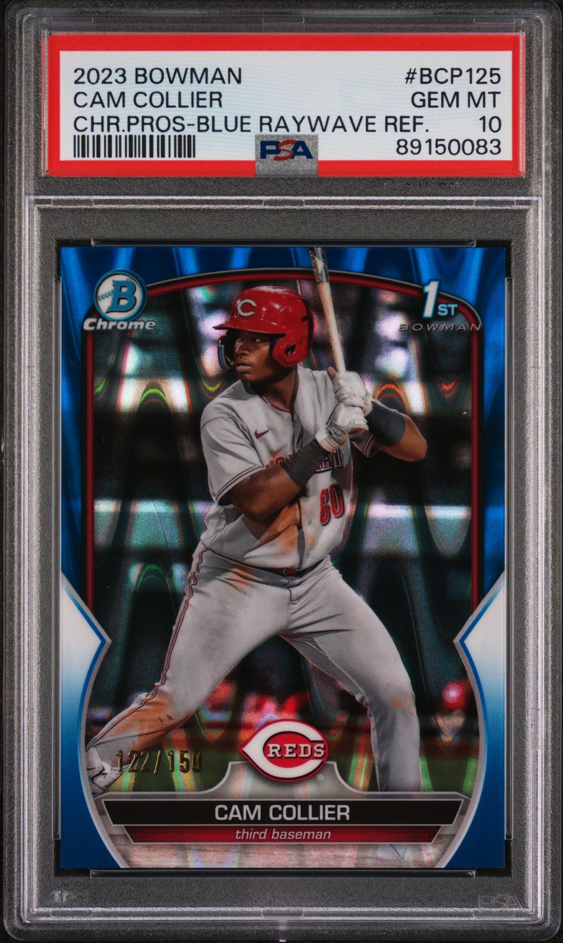 2023 Bowman BOWMAN CHROME PROSPECTS Refractor #BCP125 Cam Collier front