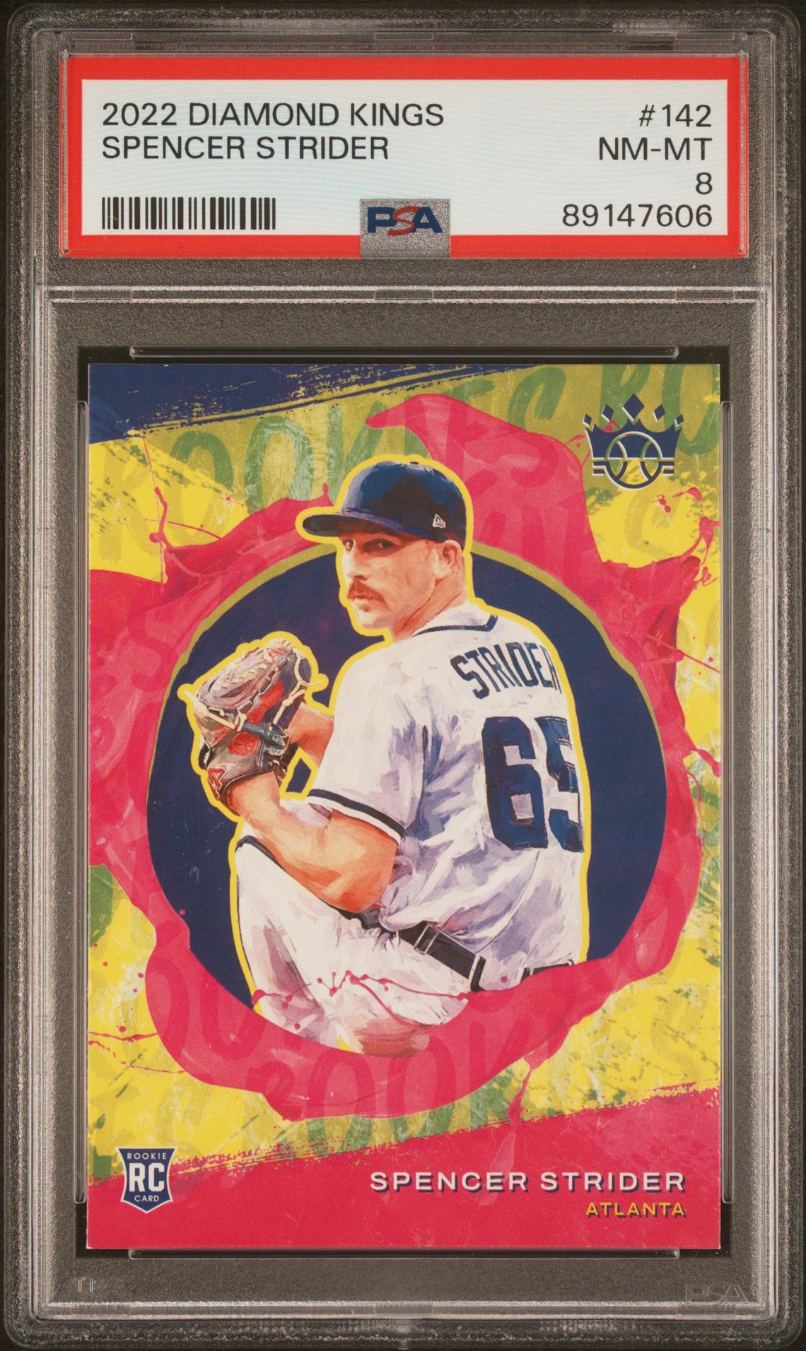 2022 Panini PANINI DIAMOND KINGS #142 Spencer Strider front