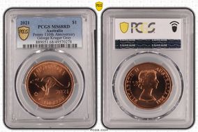 2021 $1 Penny 110th Anniversary  George Kruger Gray MS68RD