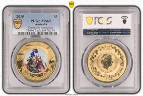2015 $5 Distinctly Australian MS69