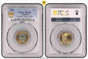 2016 $2 Olympic Team - Blue MS68