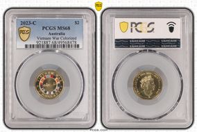 2023-C $2 Vietnam War Colorized MS68