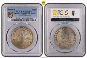 1909-S/S Peso Allen-17.04a N1