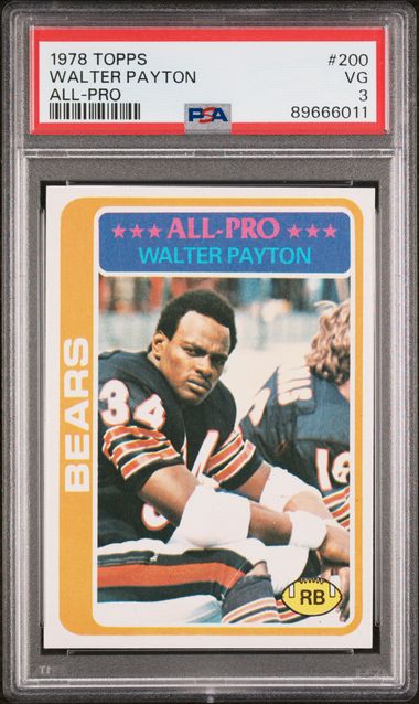 Topps Walter Payton front