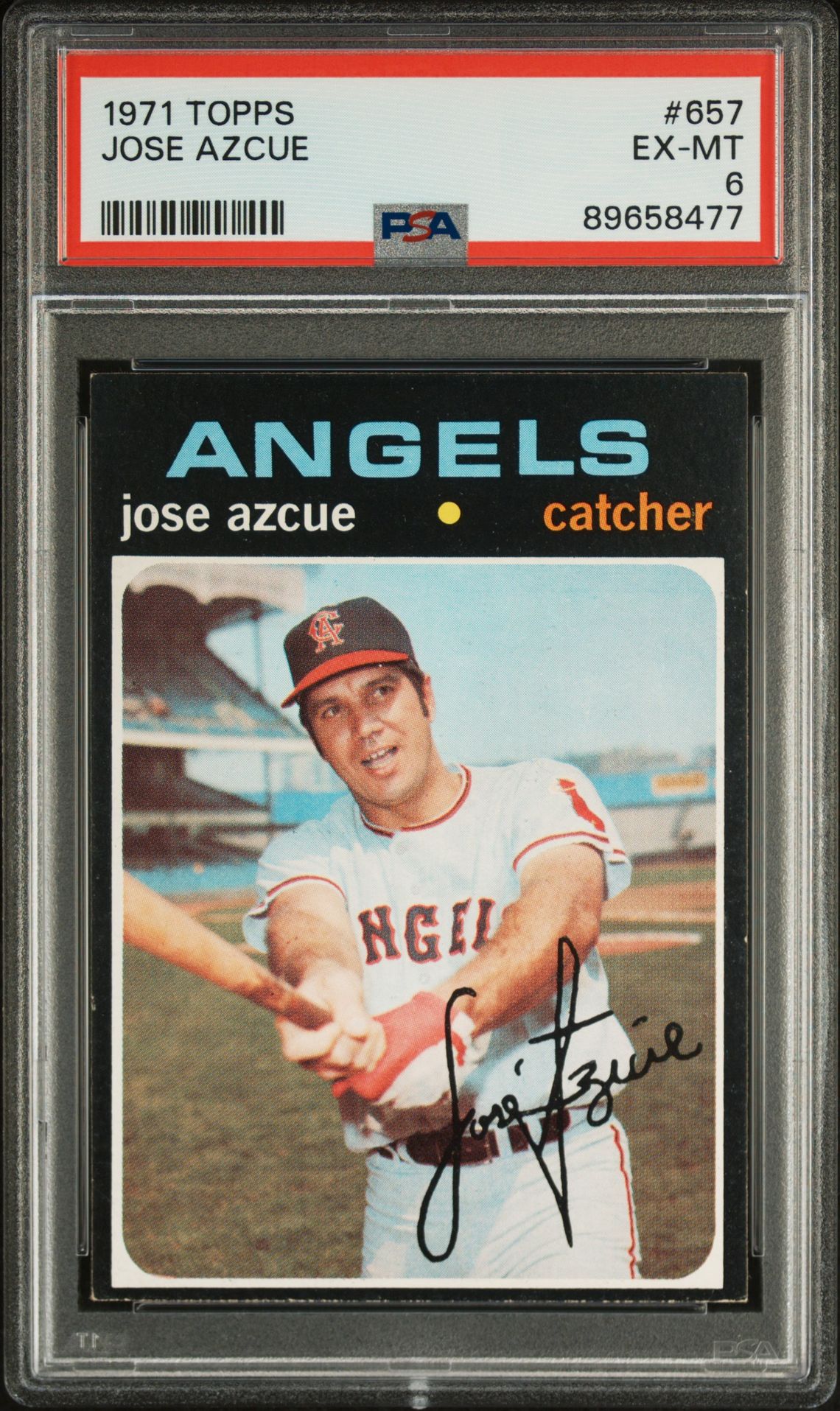 1971 Topps TOPPS #657 Jose Azcue front