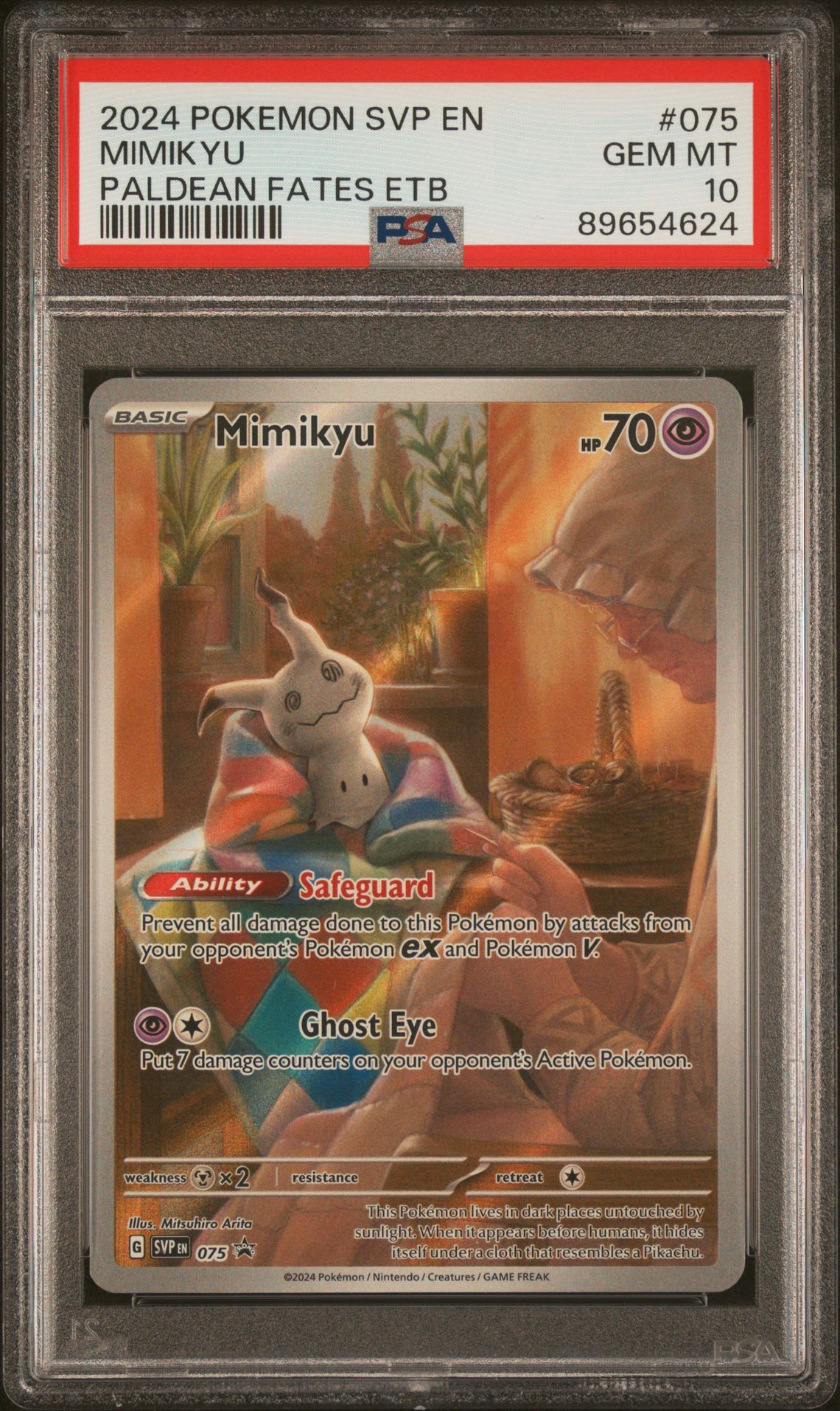 2024 Pokemon #075 Mimikyu front