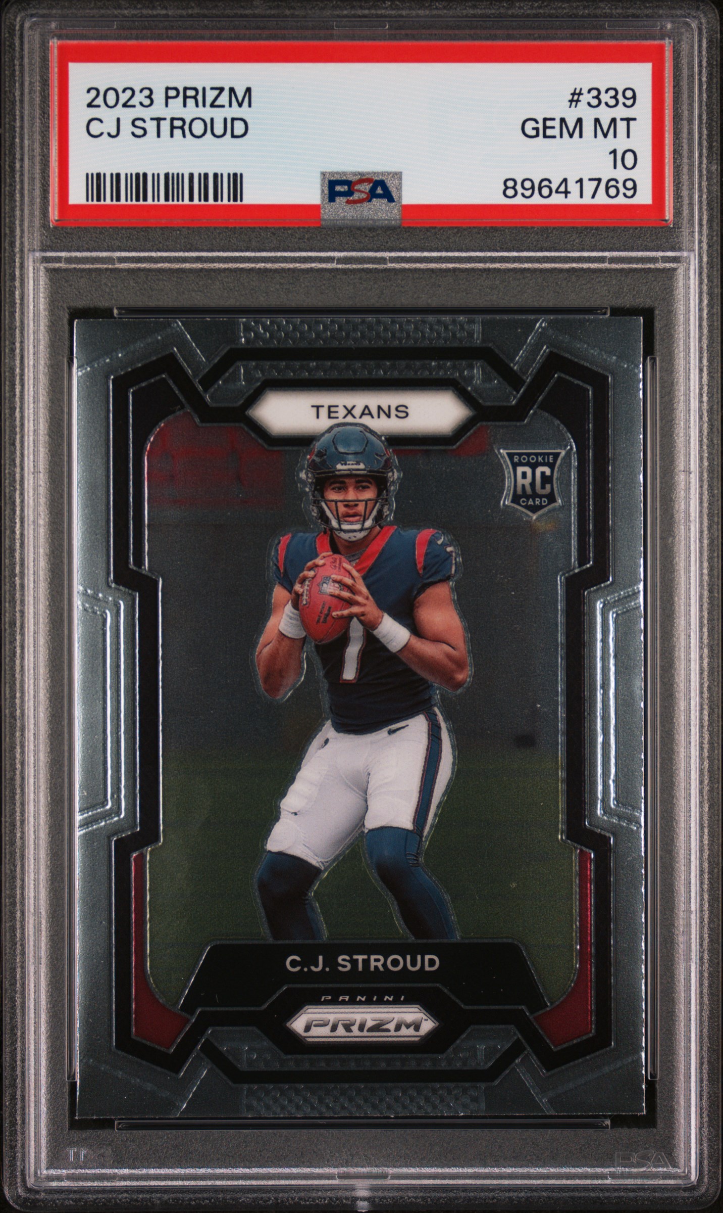 2023 Panini Prizm Cj Stroud #339 Gem Mt 10 front