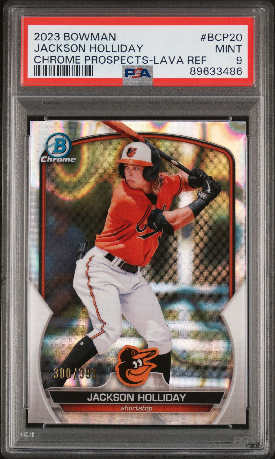 2023 Bowman Bowman Chrome Refractor #BCP-20 Jackson Holliday front