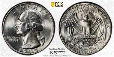 1950-D/D 25C RPM FS-501 MS66+