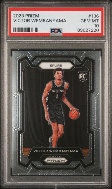 2023 Panini PANINI PRIZM ICE #136 Victor Wembanyama front