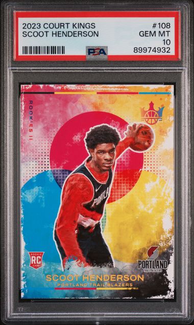 2023 Panini #108 Scoot Henderson front