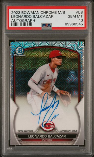 2023 Bowman Bowman Chrome #LB Leonardo Balcazar front