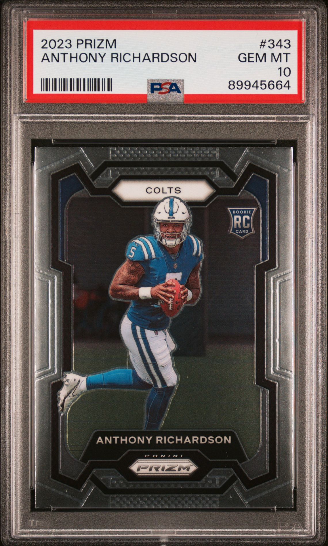 2023 Panini Prizm Anthony Richardson #343 Gem Mt 10 front