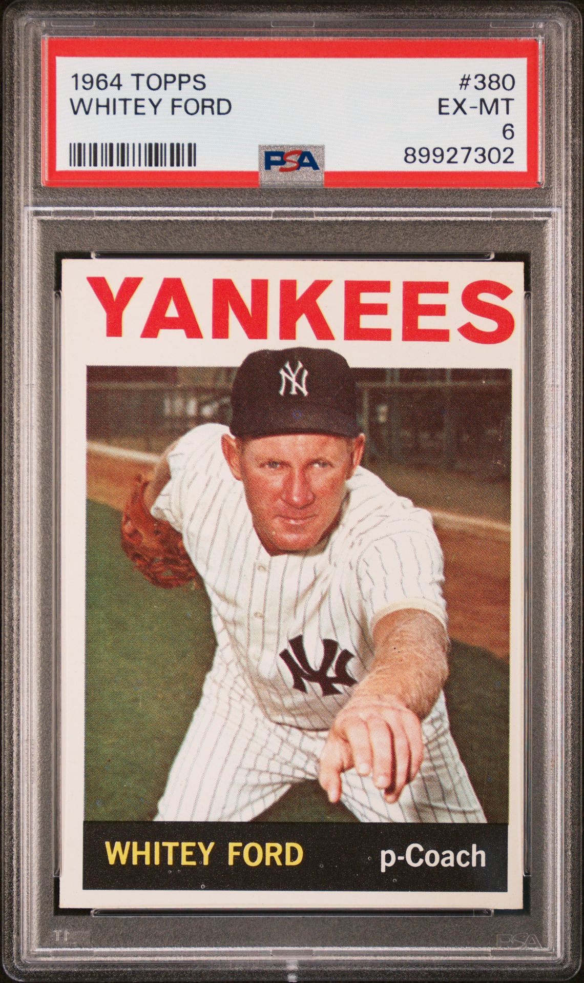 1964 Topps TOPPS #380 Whitey Ford front
