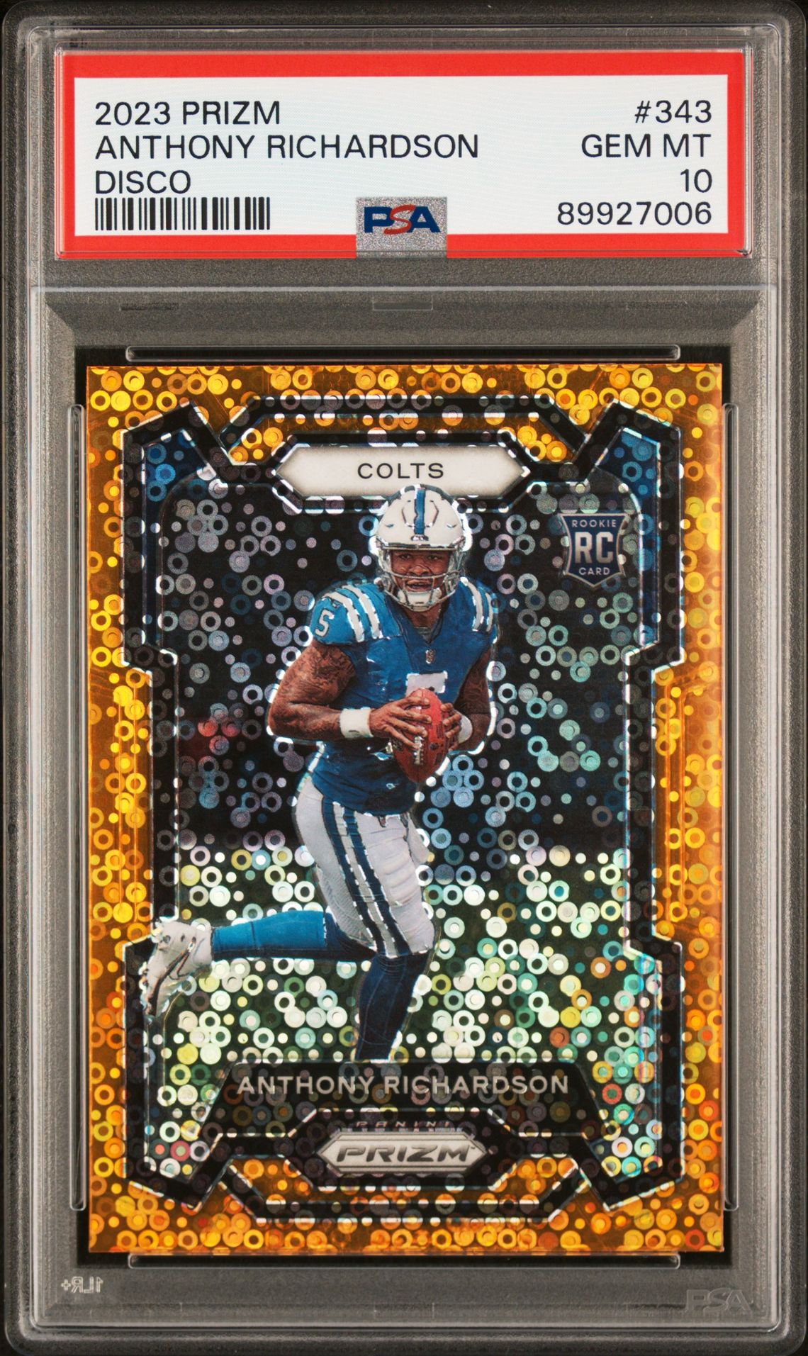 2023 Panini PANINI PRIZM GREEN PRIZM #343 Anthony Richardson front