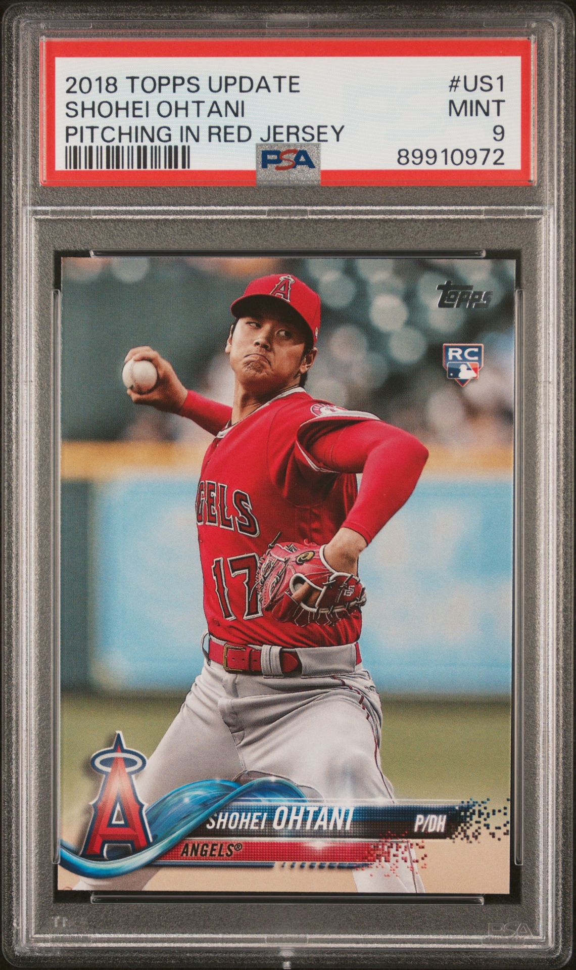 Topps Red Shohei Ohtani front