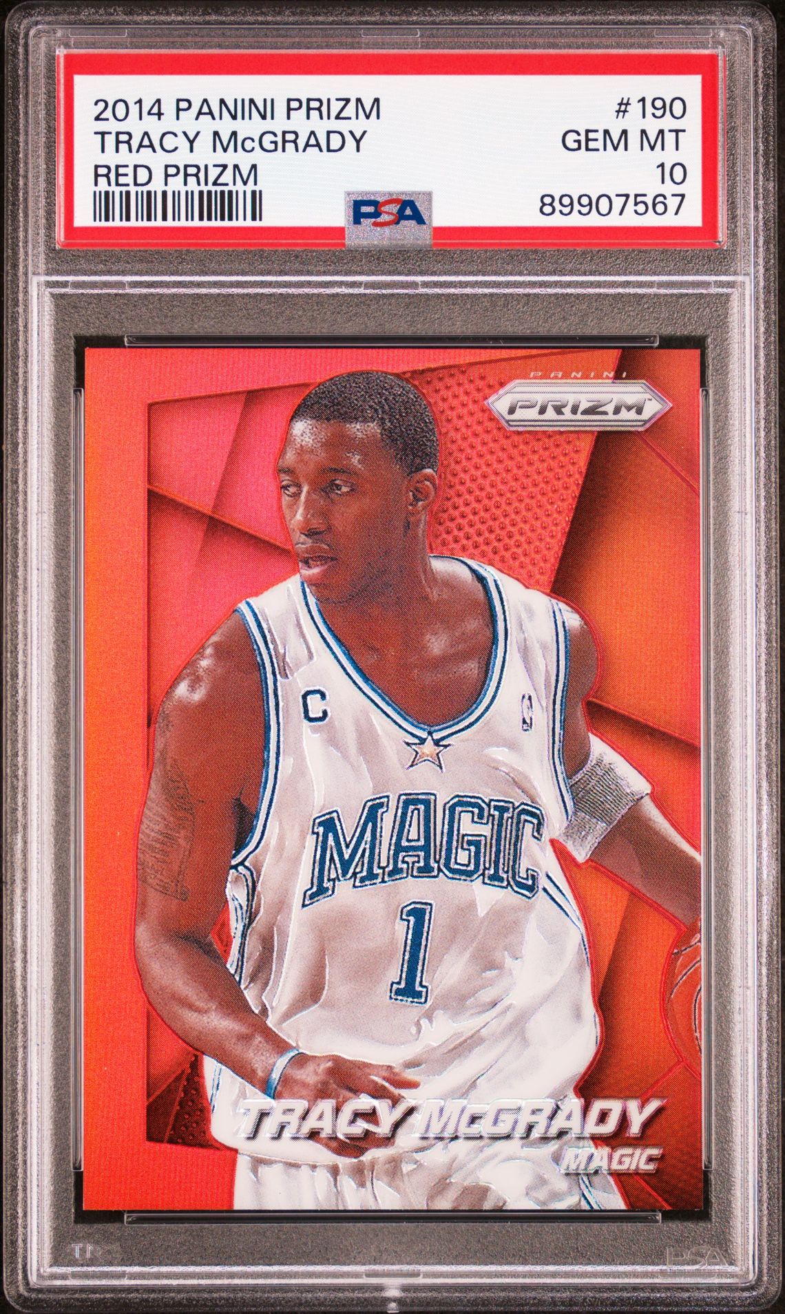 2014 Panini PANINI PRIZM Red #190 Tracy Mcgrady front