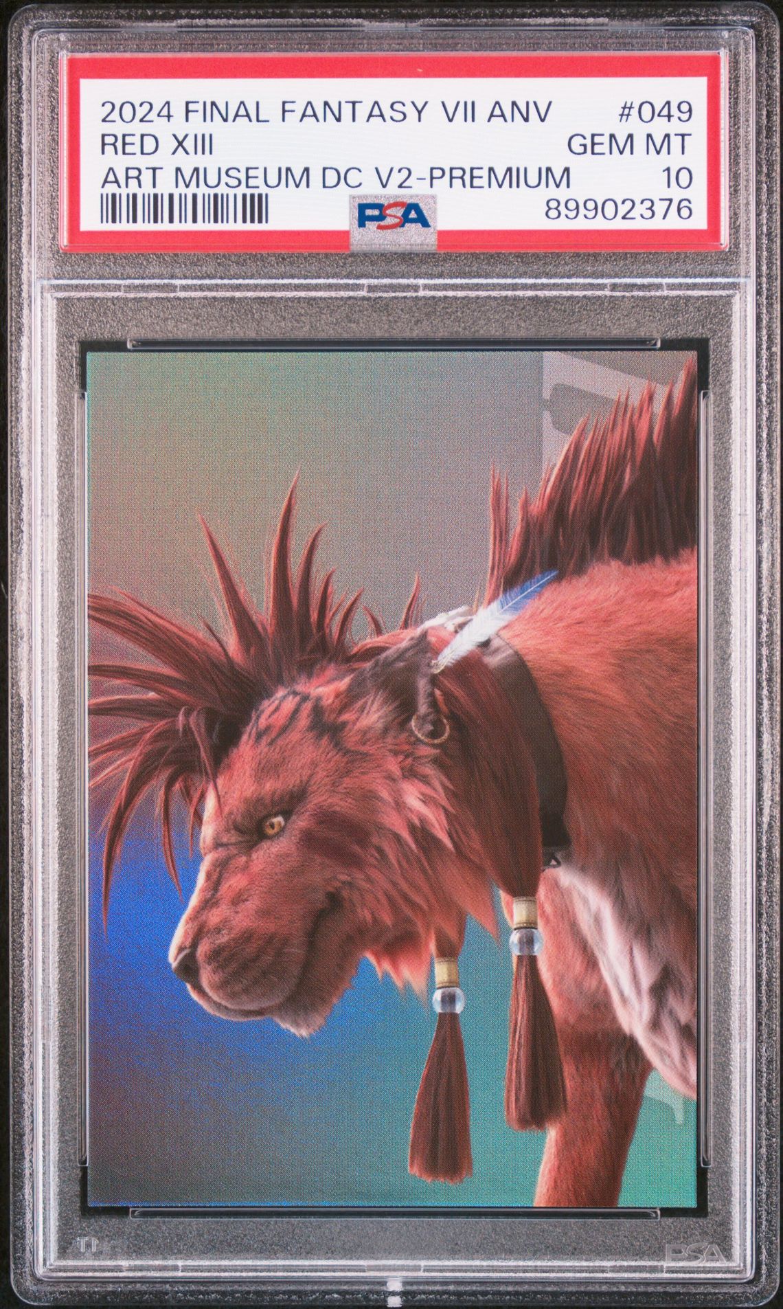 2024 Final Fantasy FINAL FANTASY VII ANNIVERSARY ART MUSEUM DIGITAL CARD PLUS VOL.2 ART MUSEUM DC V2-PREMIUM #049 Red Xiii front
