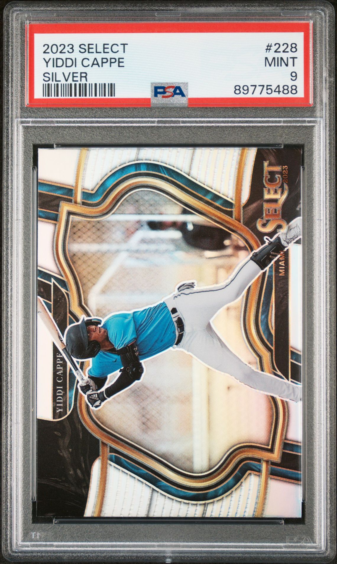 2023 Panini PANINI SELECT SILVER PRIZM #228 Yiddi Cappe front