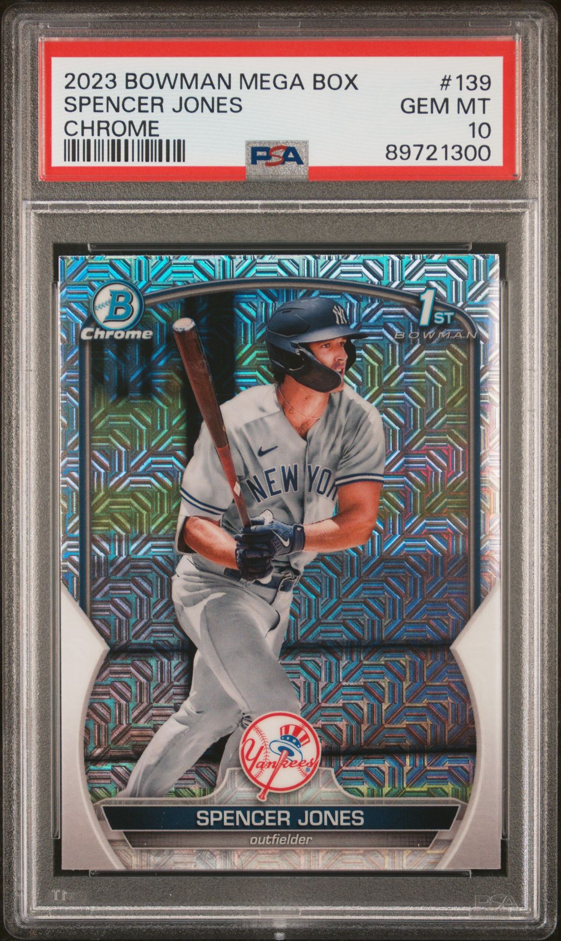 2023 Bowman BOWMAN MEGA BOX CHROME #139 Spencer Jones front