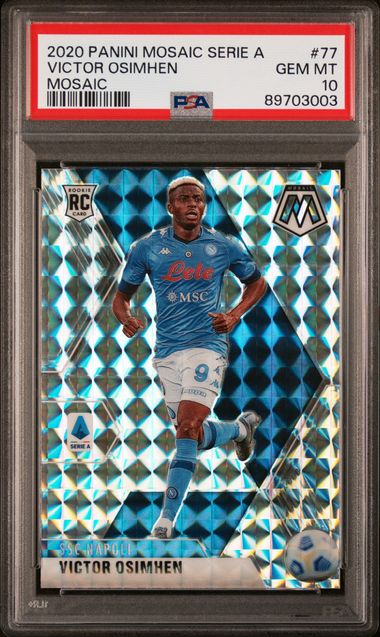 2020 Panini Mosaic #77 Serie A Victor front