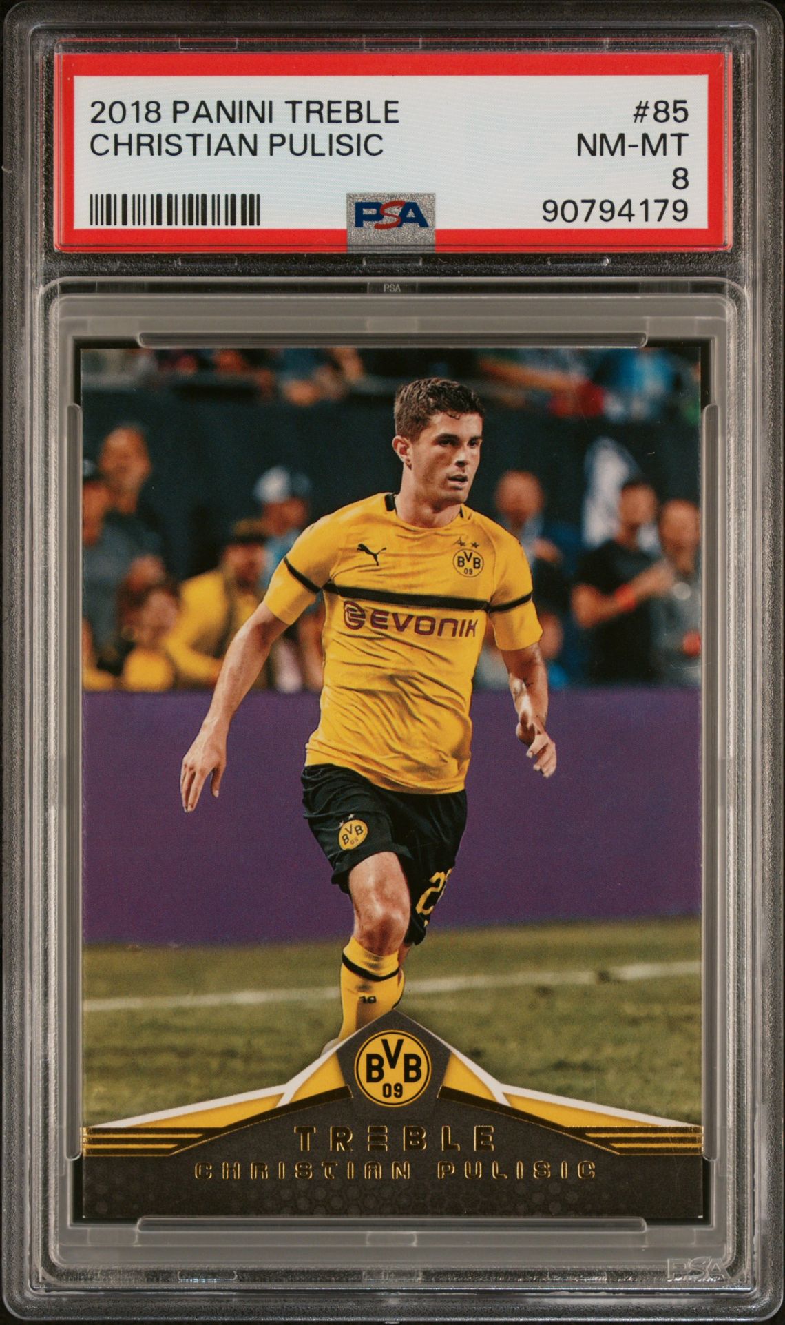 2018 Panini PANINI TREBLE #85 Christian Pulisic front