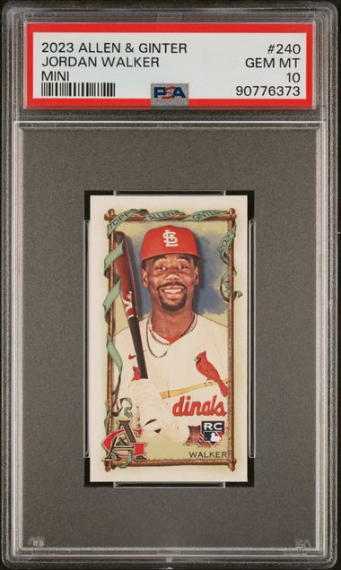 2023 Topps TOPPS ALLEN & GINTER MINI #240 Jordan Walker front
