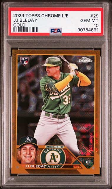 2023 Topps TOPPS CHROME LOGOFRACTOR EDITION GOLD REFRACTOR #29 Jj Bleday front